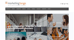 Desktop Screenshot of marketingtango.com